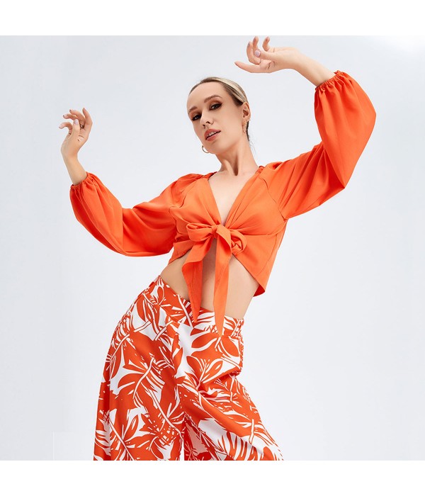 Temperament Print Jumpsuit